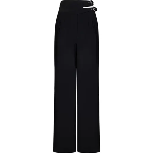 Wide-Leg Cut-Out Trousers , female, Sizes: XS, S - alberta ferretti - Modalova