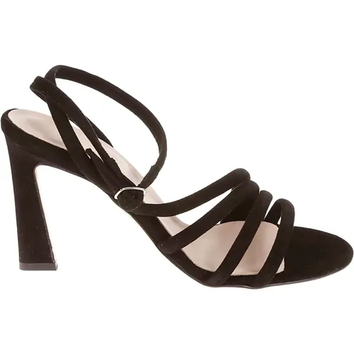 Suede Sandal with Ankle Strap , female, Sizes: 3 UK, 7 UK, 4 UK, 5 UK, 6 UK - Anna F. - Modalova