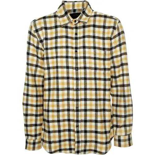 Kariertes Flanellhemd , Herren, Größe: S - Portuguese Flannel - Modalova