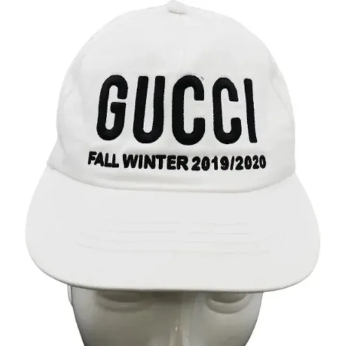 Pre-owned Cotton hats , female, Sizes: ONE SIZE - Gucci Vintage - Modalova