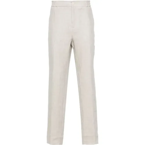 Beige Linen Trousers , male, Sizes: XL, 2XL, L - ETRO - Modalova