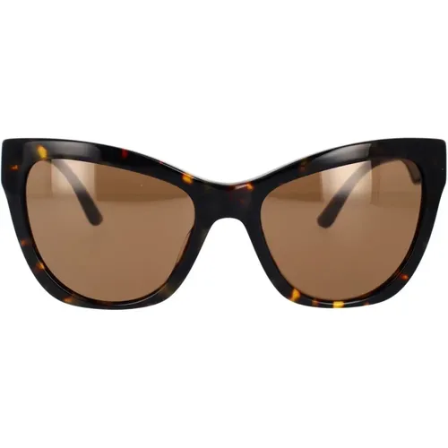 Stylish Cat-Eye Sunglasses , unisex, Sizes: 56 MM - Versace - Modalova