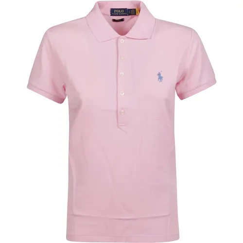 Julie Slim Polo Shirt , Damen, Größe: XS - Polo Ralph Lauren - Modalova