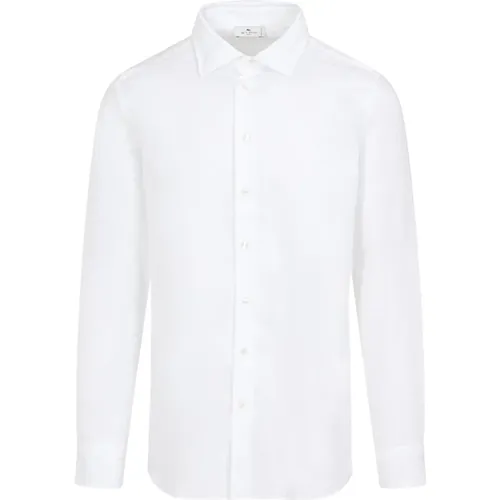 Cotton Shirt with Waved Pattern , male, Sizes: 2XL - ETRO - Modalova