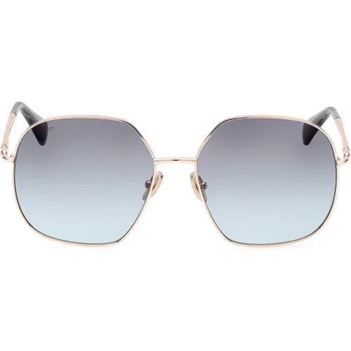Metall Sonnenbrille Design5 für Frauen - Max Mara - Modalova
