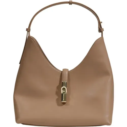 Leather Hobo Bag Autumn/Winter Collection , female, Sizes: ONE SIZE - Furla - Modalova