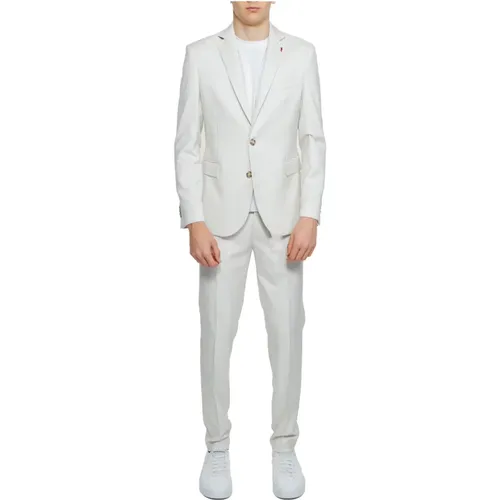 Plain Suit with Lapel Collar , Herren, Größe: 2XL - Mulish - Modalova