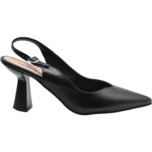 Elegant Heeled Shoes , female, Sizes: 2 UK - Janet & Janet - Modalova