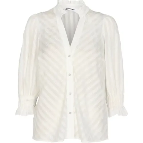 Glory Shirt with Ruffle Details , female, Sizes: S - Co'Couture - Modalova