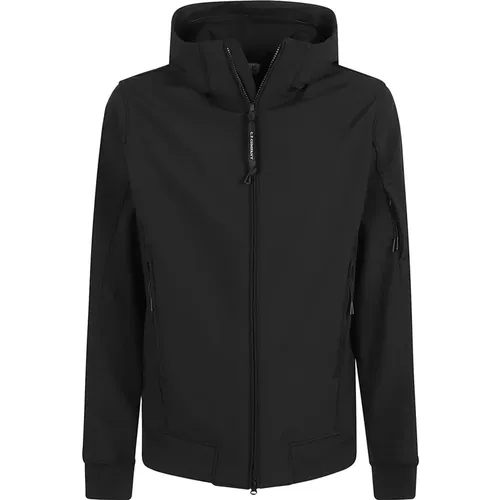 Schwarze Jacke Aw24 Winddicht Wasserabweisend , Herren, Größe: M - C.P. Company - Modalova