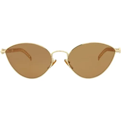 Cat Eye-Metal Frame Sunglasses , female, Sizes: ONE SIZE - Gucci - Modalova