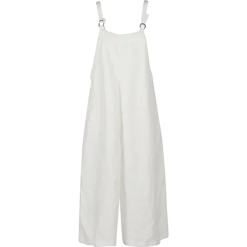 Linen Jumpsuit , female, Sizes: S - Sarahwear - Modalova
