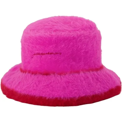 Rosa Neve Bucket Hat mit Bucolic Feel,Lila Neve Bucket Hat mit Bucolic Feel - Jacquemus - Modalova