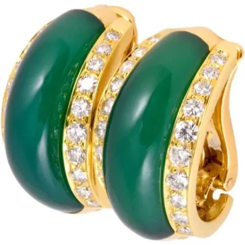 Pre-owned Gold earrings , female, Sizes: ONE SIZE - Van Cleef & Arpels Pre-owned - Modalova