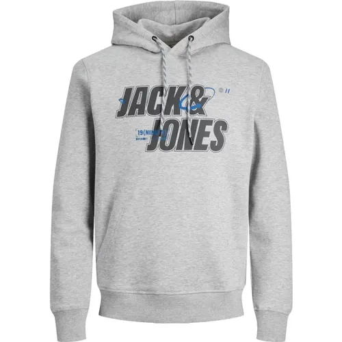 Schwarzer Basic Hoodie Sweatshirt - jack & jones - Modalova