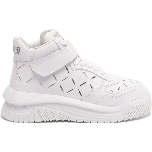 Stylish Mid-Top Sneakers , male, Sizes: 11 UK, 7 UK, 6 UK, 10 UK - Versace - Modalova