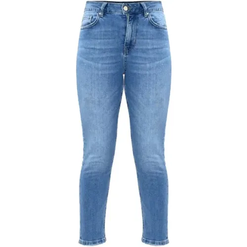 Blaue Skinny Jeans mit Taschen - Kocca - Modalova
