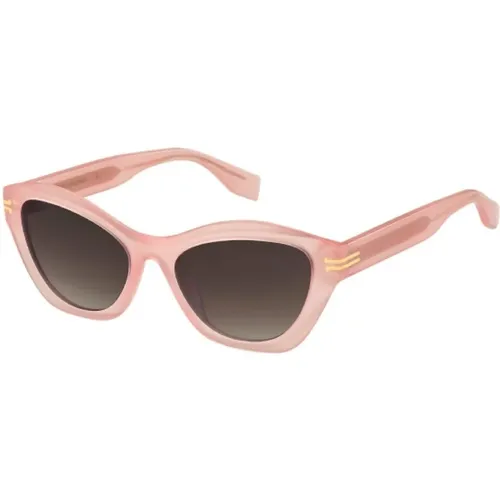 Rosa Sonnenbrille für Frauen , Damen, Größe: 55 MM - Marc Jacobs - Modalova