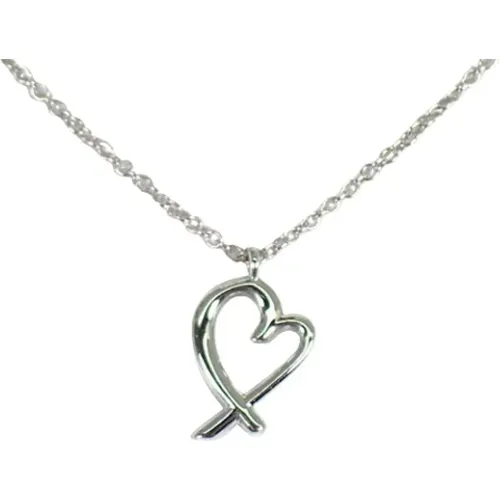 Pre-owned Metal necklaces , female, Sizes: ONE SIZE - Tiffany & Co. Pre-owned - Modalova