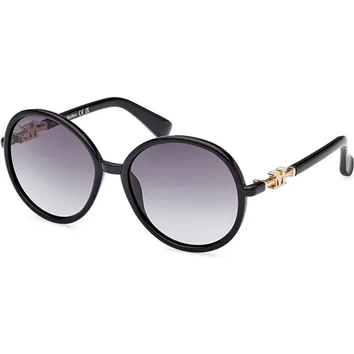 Emme15-01B Glossy Sunglasses , female, Sizes: 58 MM - Max Mara - Modalova