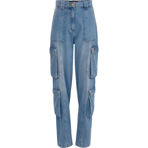 Wide Jeans , female, Sizes: W27, W26 - Elisabetta Franchi - Modalova