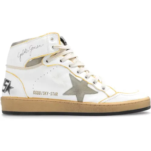 ‘Sky Star’ high-top sneakers , female, Sizes: 4 UK - Golden Goose - Modalova