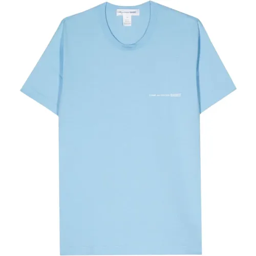 Blaues Tee Shirt Klassischer Stil - Comme des Garçons - Modalova