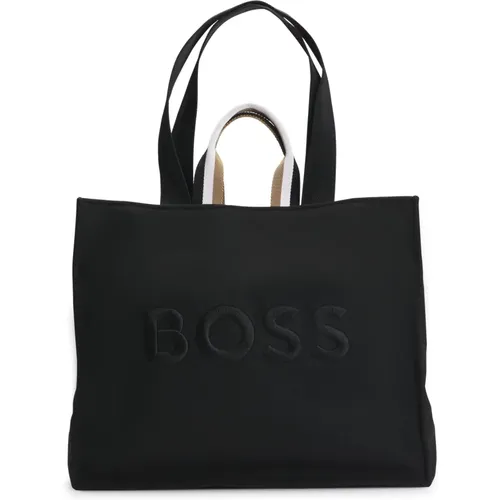 Tasche mit charakteristischen Streifen Boss - Boss Black - Modalova