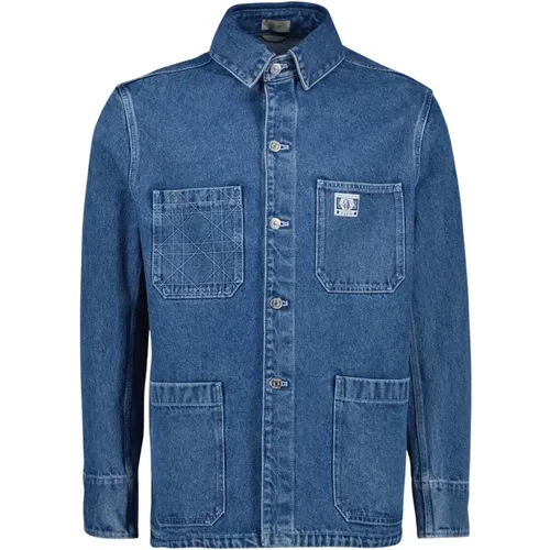 Denim Charm Shirt Fall-Winter 2024 Men , male, Sizes: M, L - Dior - Modalova