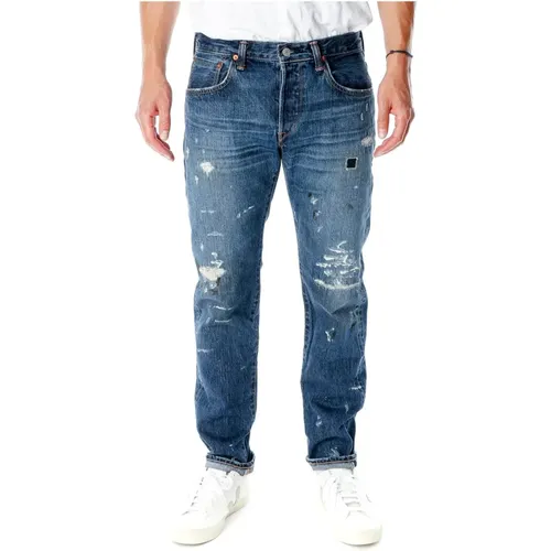 Dunkelblaue Tapered Fit Jeans Edwin - Edwin - Modalova