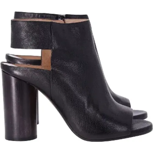 Pre-owned Leather heels , female, Sizes: 6 UK - Maison Margiela Pre-owned - Modalova