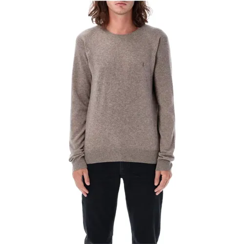 Cashmere Knitwear Taupe Sweater , male, Sizes: M, XL, L - Saint Laurent - Modalova