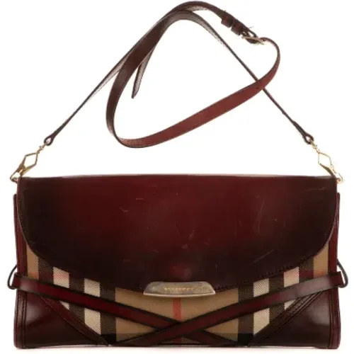 Pre-owned Leder schultertasche - Burberry Vintage - Modalova