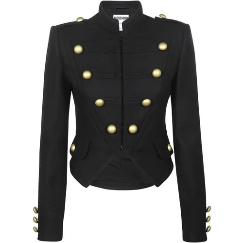 Verzierte Wollblazer Moschino - Moschino - Modalova