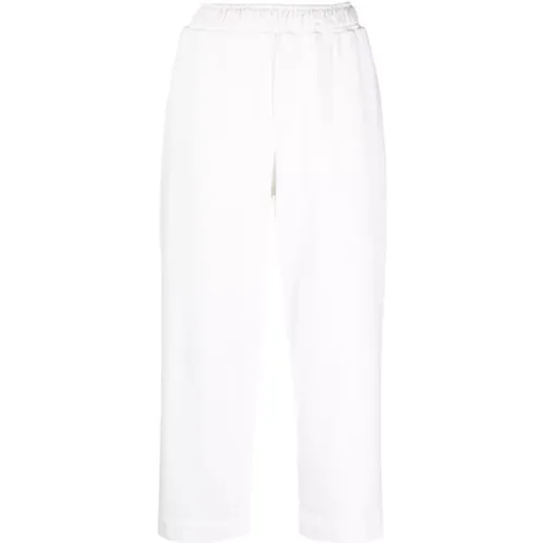 Weiße Baumwoll-Sweatpants für Frauen - Proenza Schouler - Modalova