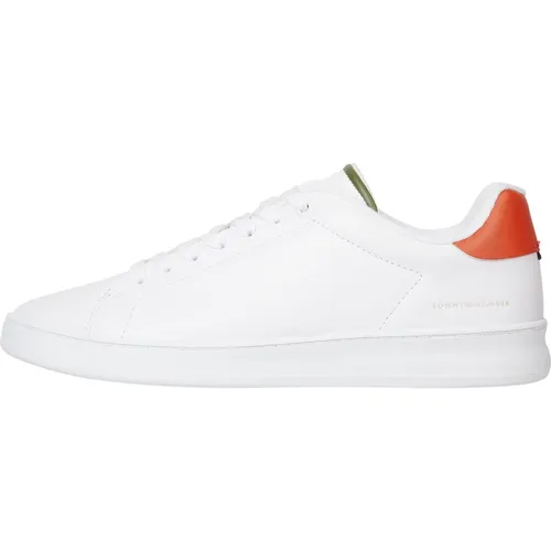 Orange Sneakers , Herren, Größe: 45 EU - Tommy Hilfiger - Modalova