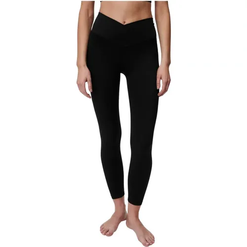 V-Cut Schwarze Leggings für Aktive Frauen - Undress Code - Modalova