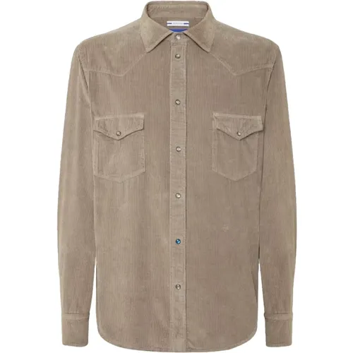 Corduroy Western Style Shirt - Jacob Cohën - Modalova