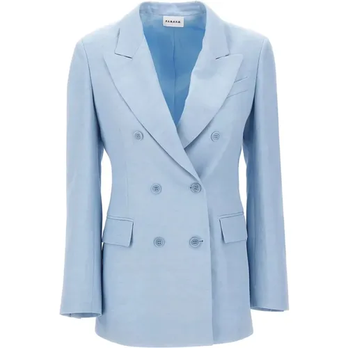 Blaue Jacken für Frauen , Damen, Größe: M - P.a.r.o.s.h. - Modalova