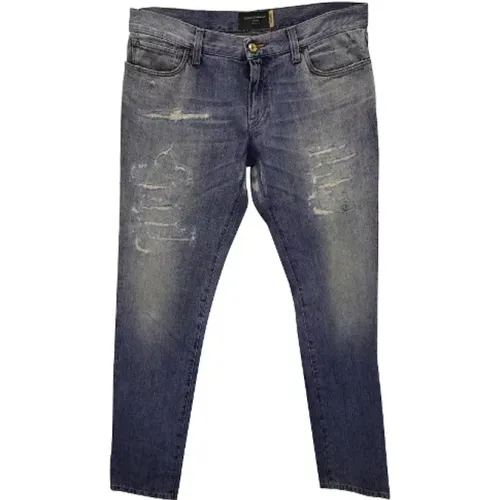 Pre-owned Cotton jeans , male, Sizes: 2XS - Dolce & Gabbana Pre-owned - Modalova