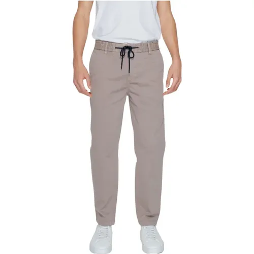 Cotton Trousers with Laces Pockets , male, Sizes: XL, XS - Hugo Boss - Modalova