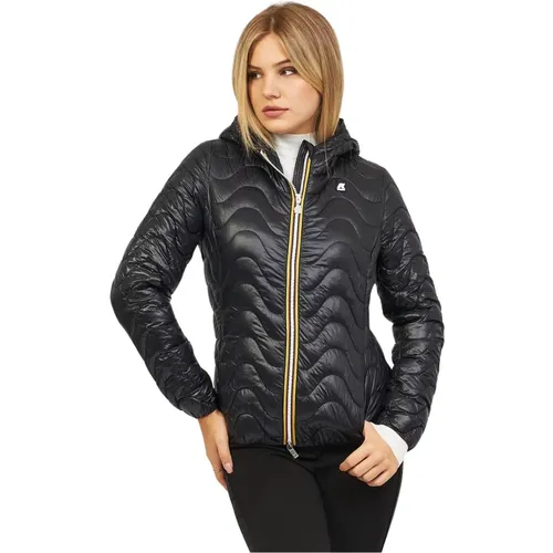 Lily Kurze Jacke - Schwarz K-Way - K-way - Modalova