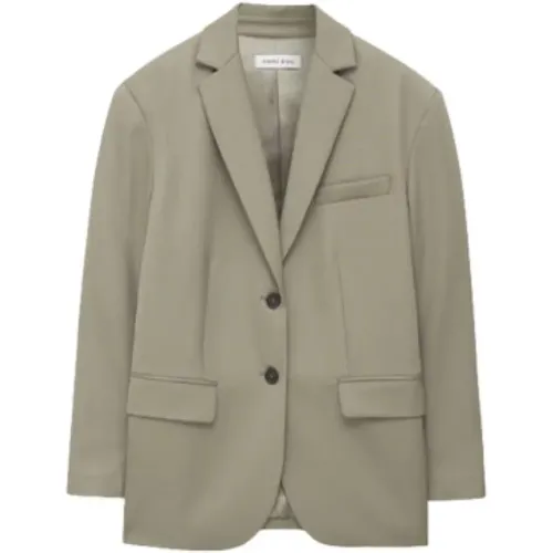 Oversized Grün Khaki Wollblazer , Herren, Größe: XS - Anine Bing - Modalova