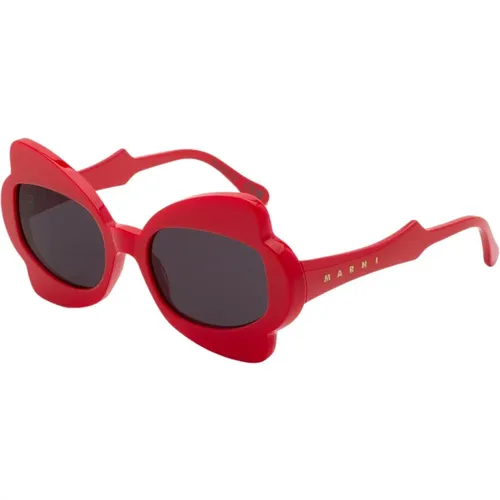 Stylish Sunglasses , female, Sizes: 56 MM - Marni - Modalova