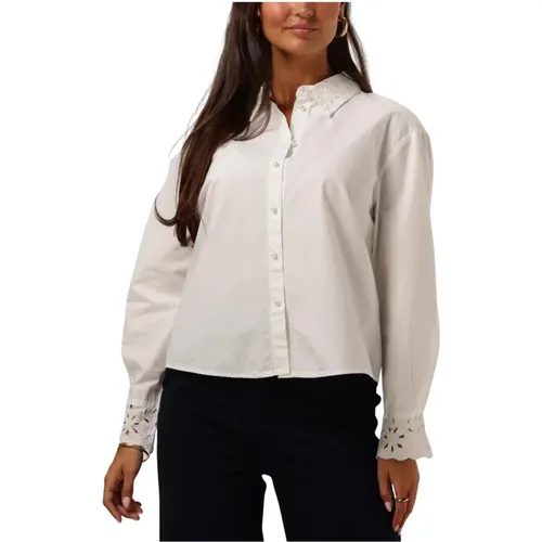 Elegante Weiße Bluse für Frauen , Damen, Größe: S - Y.A.S - Modalova