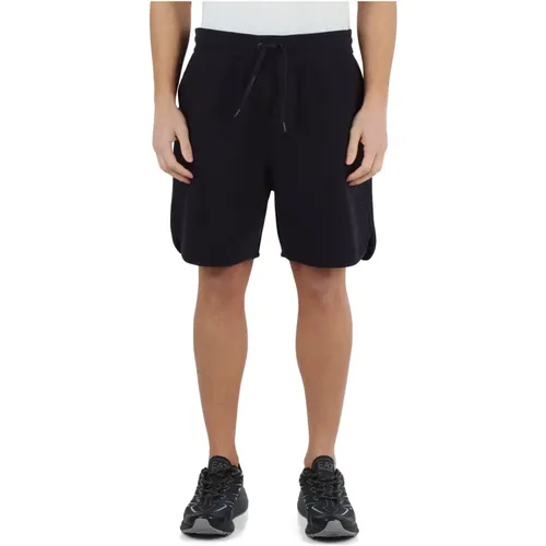 Sporty Cotton Blend Shorts , male, Sizes: L - Armani Exchange - Modalova