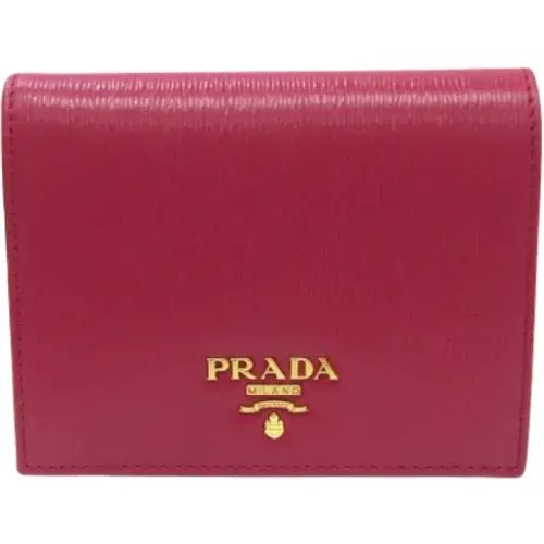 Pre-owned Leather wallets , female, Sizes: ONE SIZE - Prada Vintage - Modalova