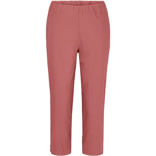 Regular Capri Trousers Dusty Cedar , female, Sizes: M, 2XL, L, XL, 3XL - LauRie - Modalova