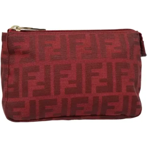 Pre-owned Canvas pouches , female, Sizes: ONE SIZE - Fendi Vintage - Modalova