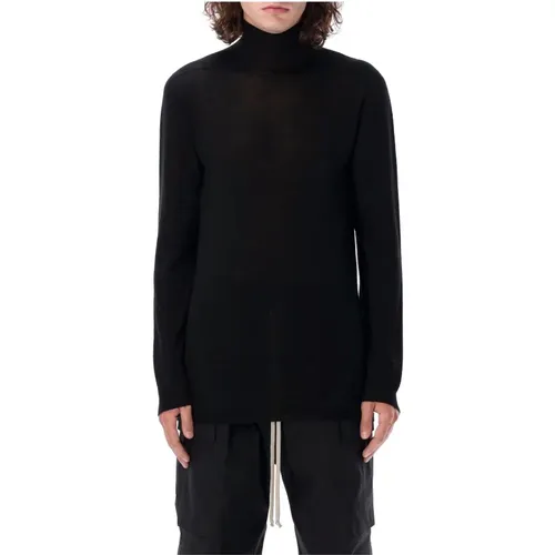 Knitwear Level Turtle Sweater Aw24 , male, Sizes: L - Rick Owens - Modalova